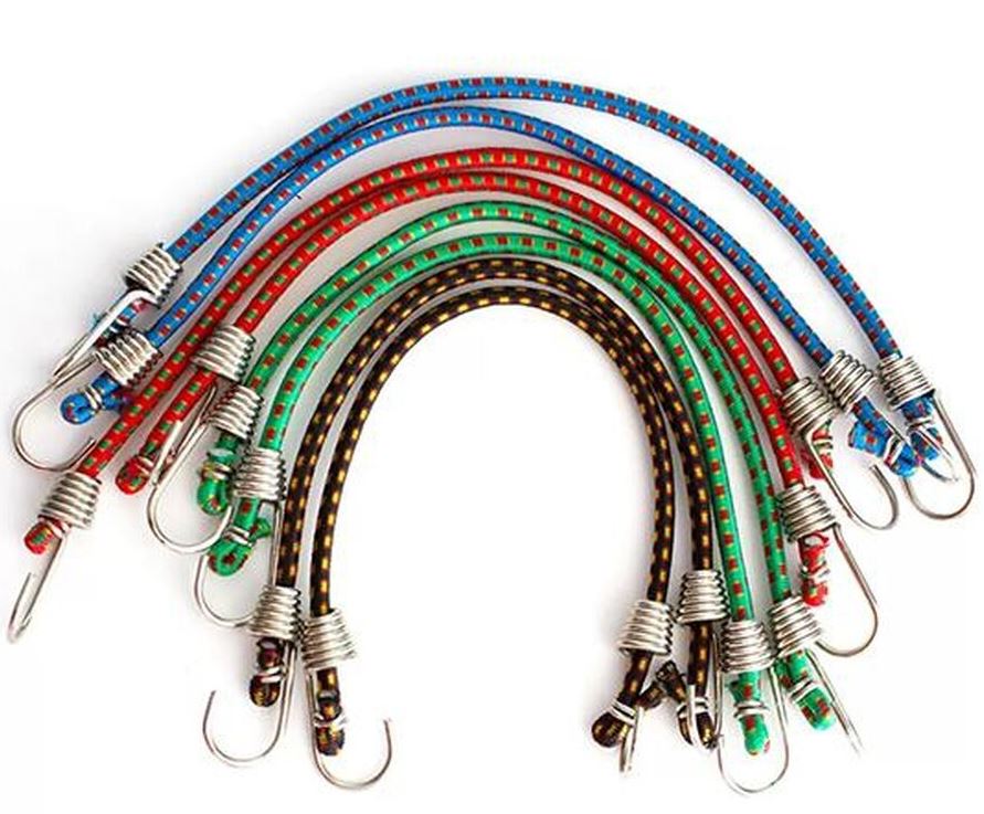 Led 8 elastieken klein + haken 25cm eur/st