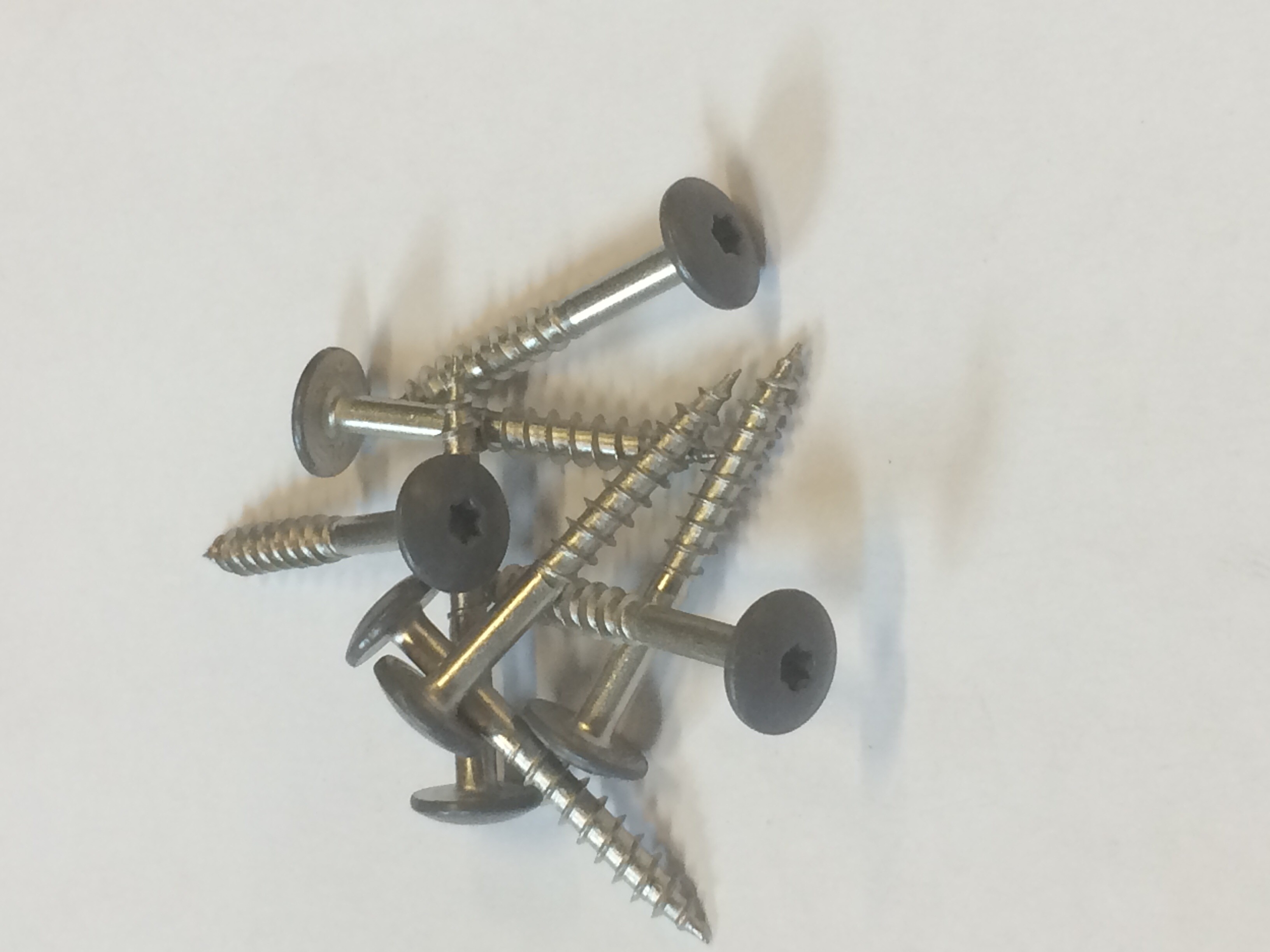 Cedral inox schroeven a4 4,8x38 c15 staalgrijs 100st/ds eur/ds