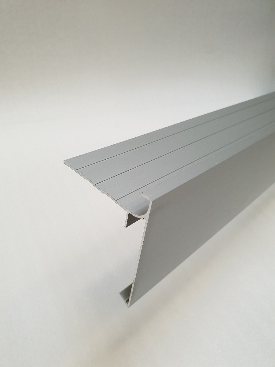 Alu dakrand 80/55 ral kleur 3m/st eur/lm